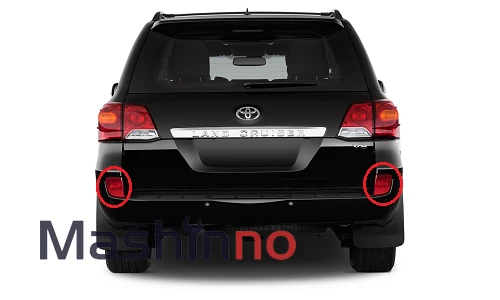 مه شکن عقب چپ تویوتا لندکروز