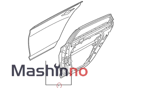 در راست عقب هیوندای سوناتا LF